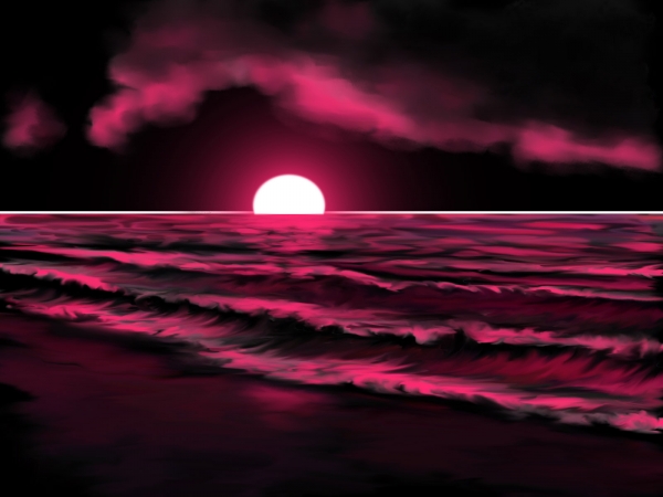 Creation of Serene sunset...: Step 9
